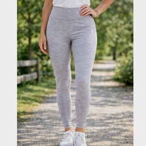 RBX Active High Waisted Full Length Leggings Womens XL Heathered Purple Pockets